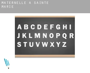 Maternelle à  Sainte-Marie