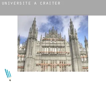 Universite à  Craiter