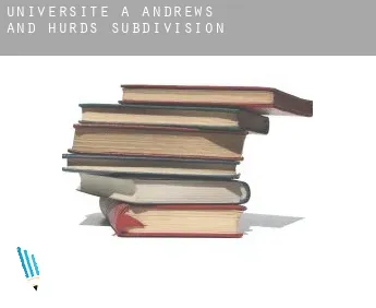 Universite à  Andrews and Hurds Subdivision