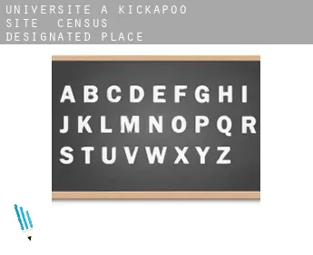 Universite à  Kickapoo Site 1
