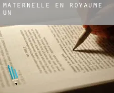 Maternelle en Royaume-Uni