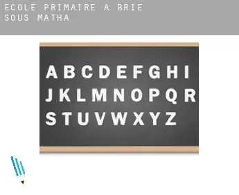 École primaire à  Brie-sous-Matha
