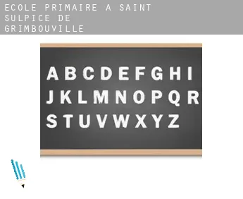 École primaire à  Saint-Sulpice-de-Grimbouville