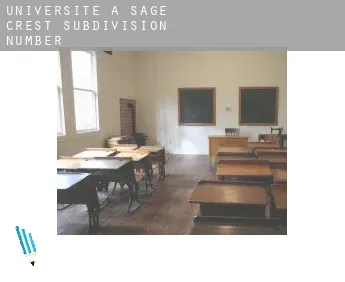 Universite à  Sage Crest Subdivision Number 5