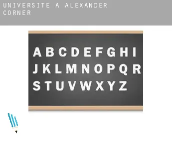 Universite à  Alexander Corner