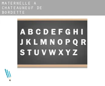 Maternelle à Châteauneuf-de-Bordette