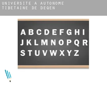 Universite à Autonome tibétaine de Dêqên