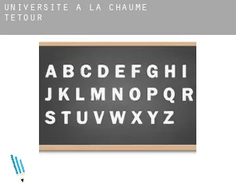 Universite à  La Chaume-Tétour