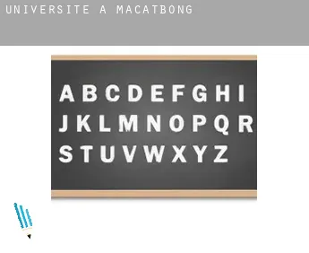 Universite à  Macatbong