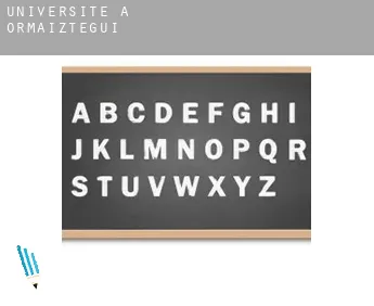 Universite à  Ormaiztegi