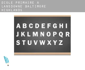 École primaire à  Lansdowne-Baltimore Highlands
