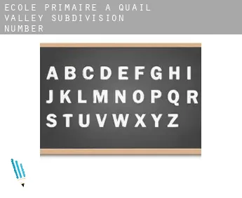École primaire à  Quail Valley Subdivision Number 3