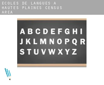 Écoles de langues à  Hautes-Plaines (census area)